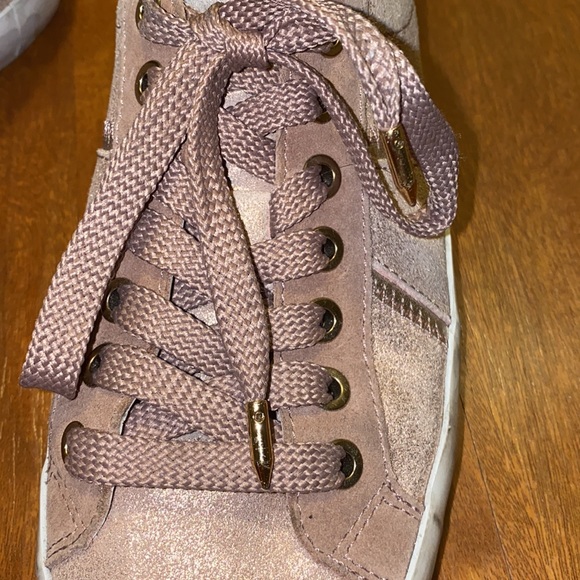 Sam Edelman Baylee Sneakers Pink Shimmer - Picture 10 of 10